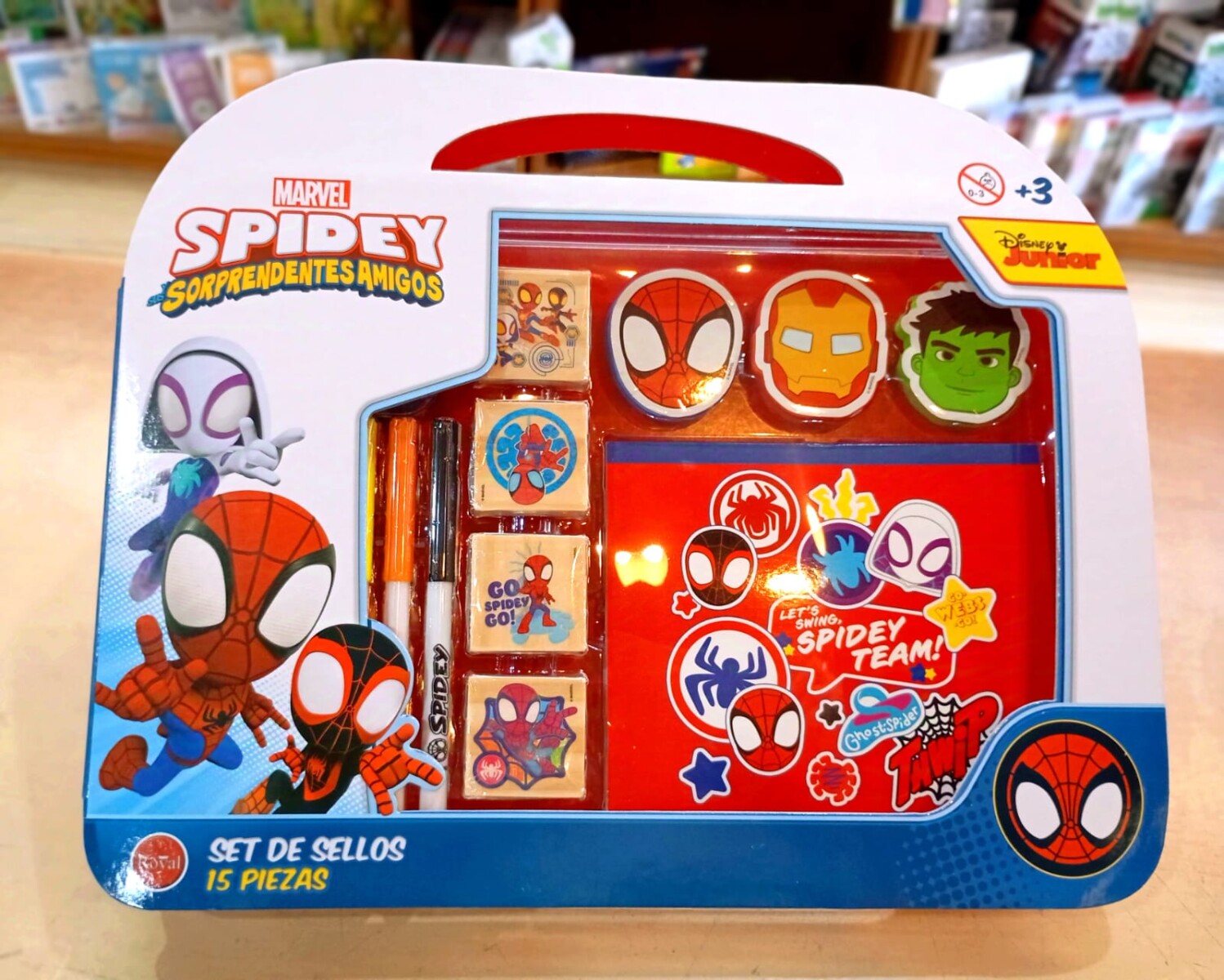 Set De Sellos Marvel Spidey 