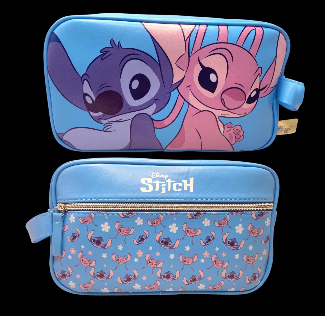Neceser Grande Disney DLS7353 Stich Universo Binario - CELESTE 