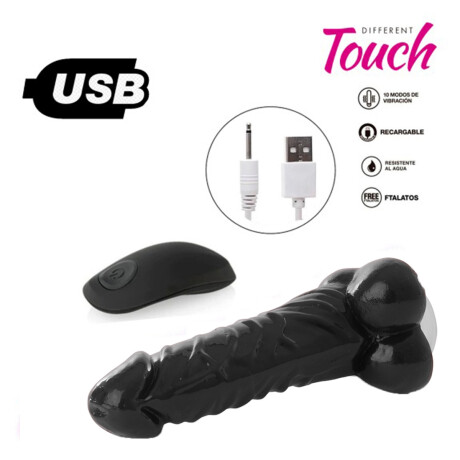 Vibrador A Control Remoto Carga USB Pleasure Fun Negro