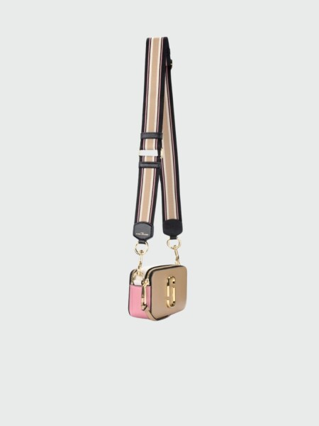 Marc Jacobs - Bolso Snapshot cruzado de cuero Beige