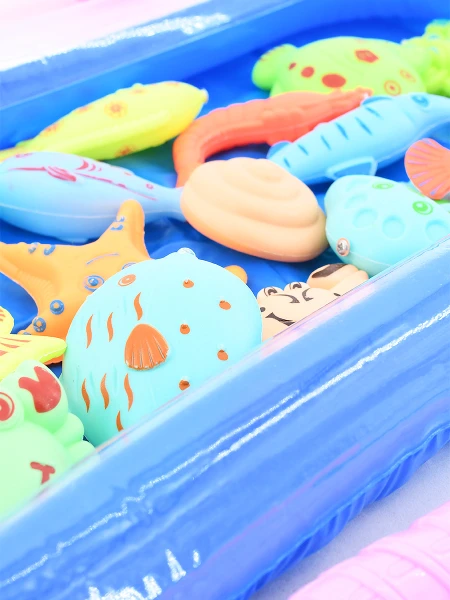 JUEGO PESCA INFLABLE AZUL