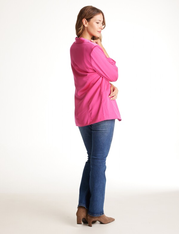 Blazer Saten FUCSIA