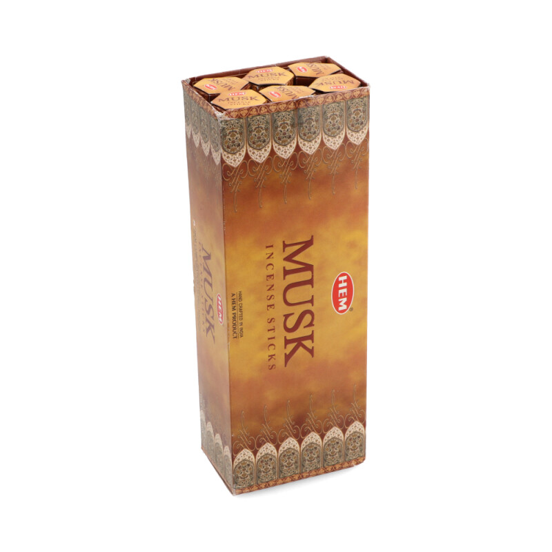 INCIENSO HEM CAJA HEXAGONAL X6 Musk