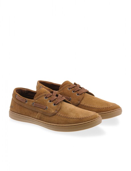 NAUTICOS CON CORDONES Camel