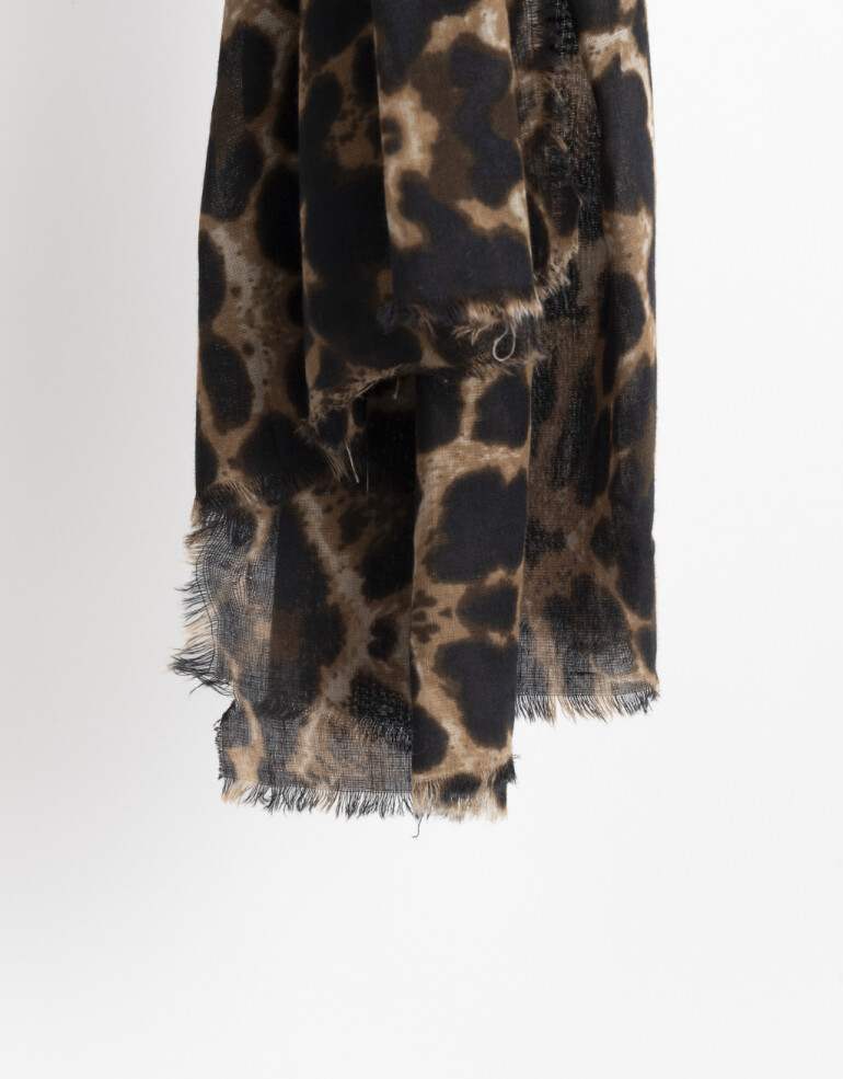 Pashminas Pashmina Animal Print - Combinacion Multicolor