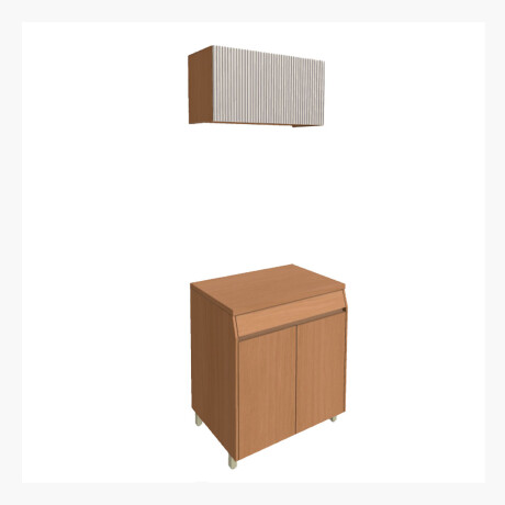 JUEGO MODULAR PARA COCINA INCLUYE AEREO Y BAJO MESADA GAMAS DE BEIGE