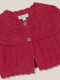Chaqueta Punto Del Reves Rosa