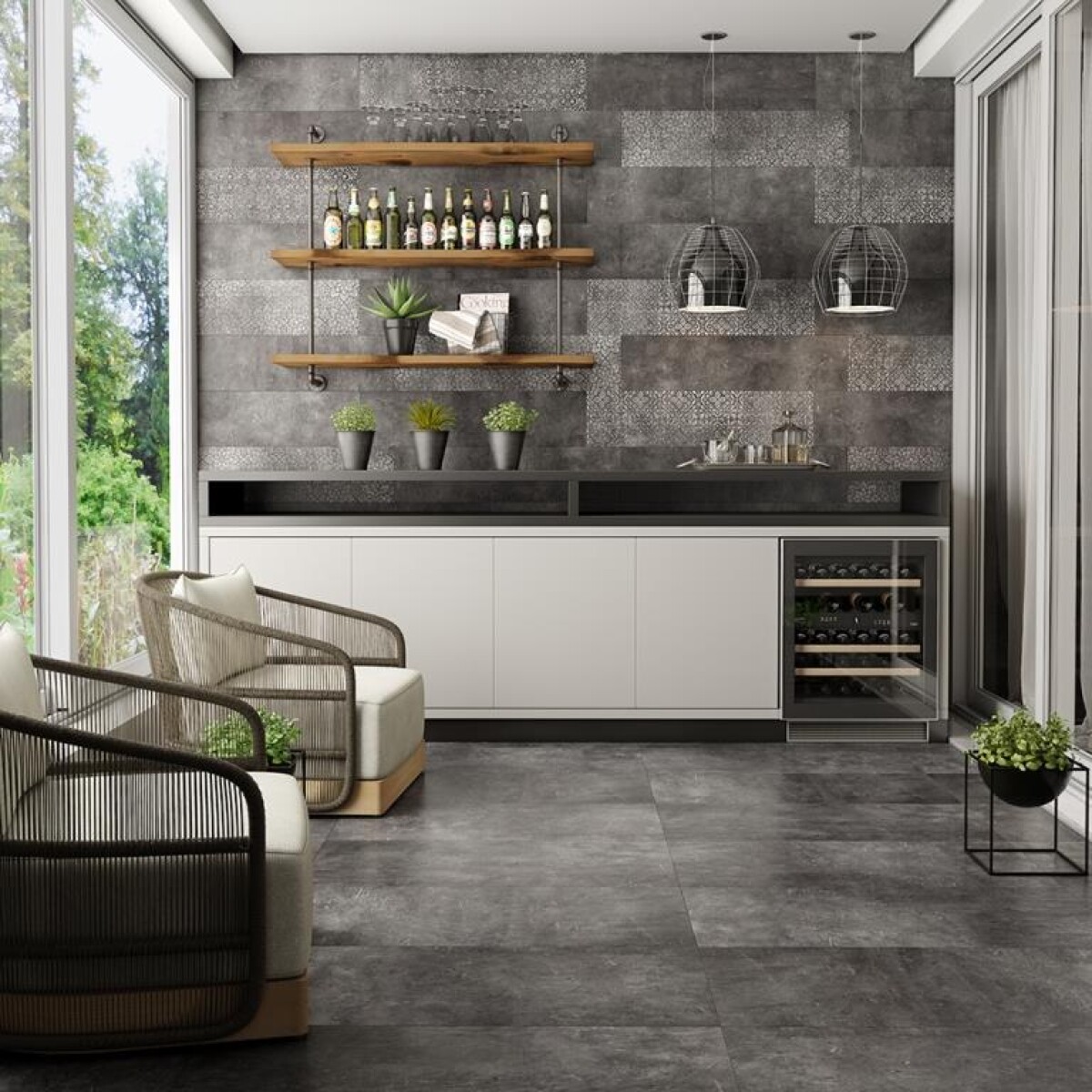 Porcelanato Sampa floor grafiti - 1.52m2 