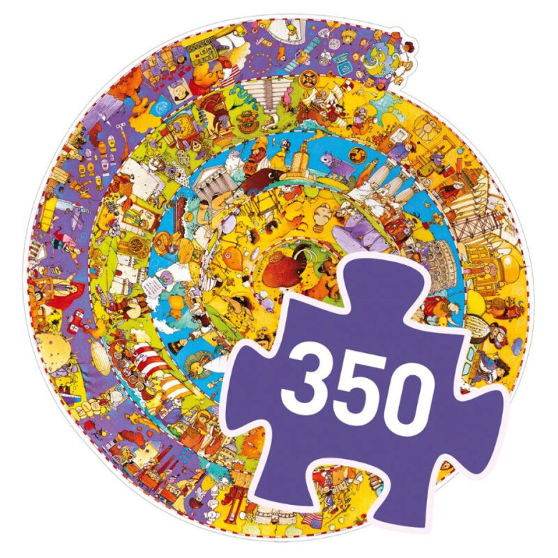 Puzzle de observación 350 piezas Circular Historia Djeco Puzzle de observación 350 piezas Circular Historia Djeco