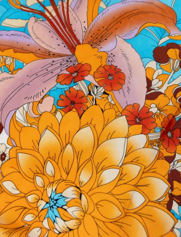 Bandana Flores ANARANJADO/MULTI