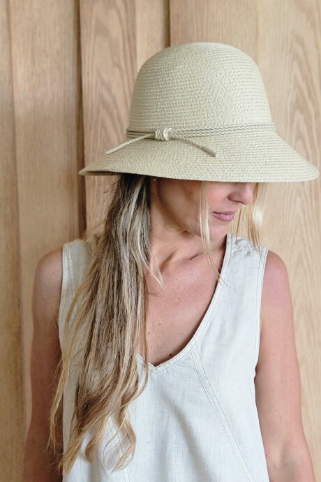 Sombrero Ancla Beige