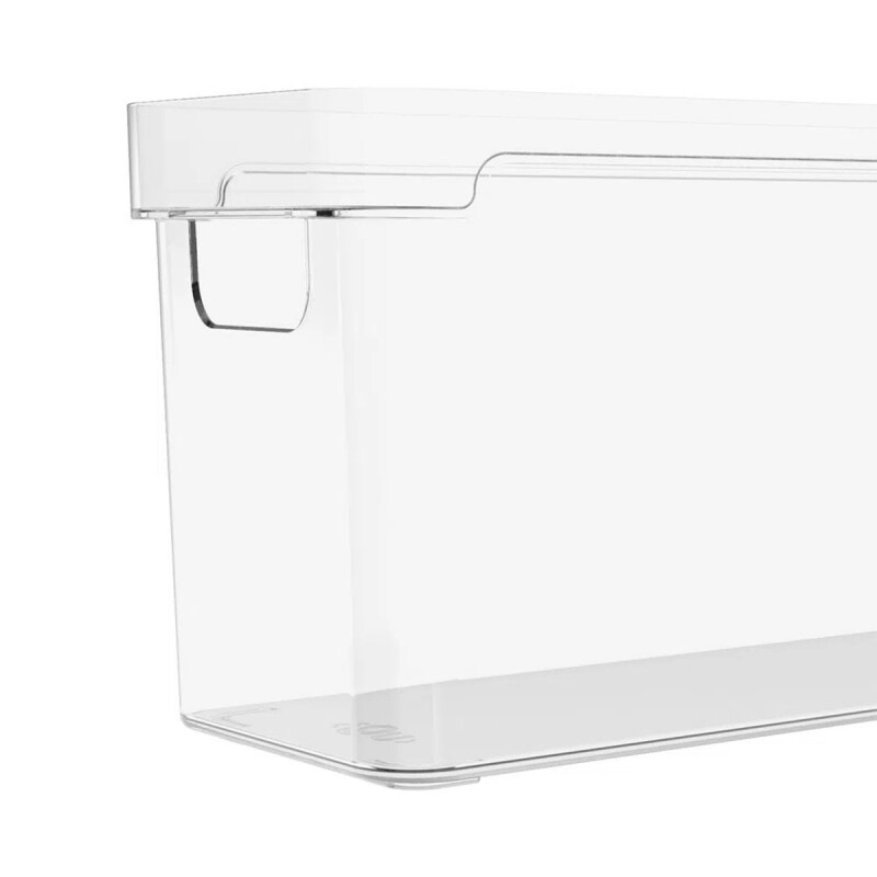 Organizador con asas clear 37x10x13 cm TRANSLUCIDO