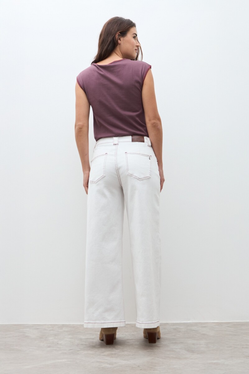 Jean culotte Mavis crudo