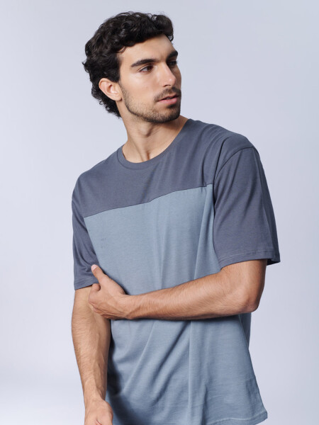 Remera Bloque Gris