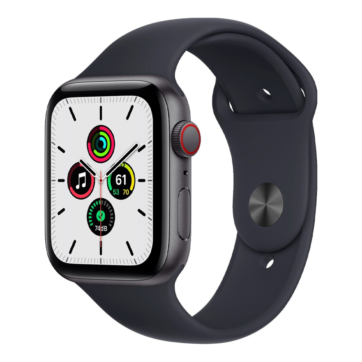 Reloj Apple Watch Smartwatch Se 44mm Gsm + Celular - NEGRO 