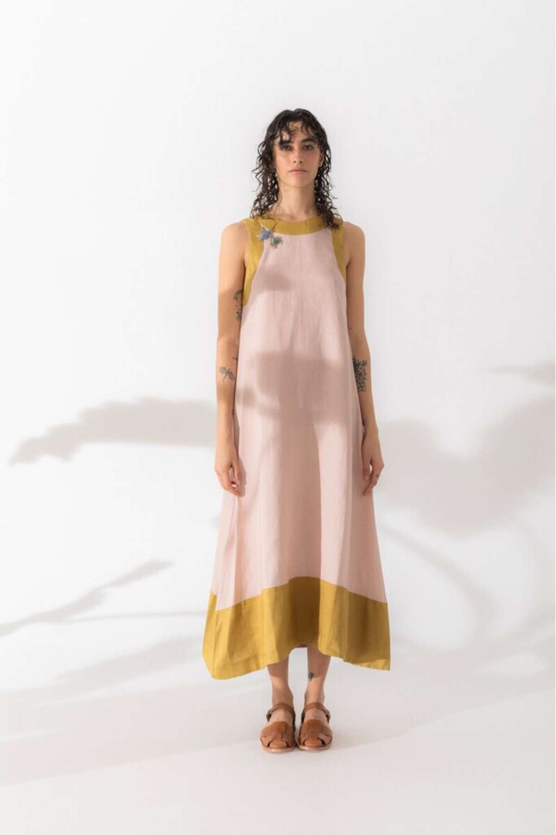 Vestido Açai long - Rosa Y Pista 