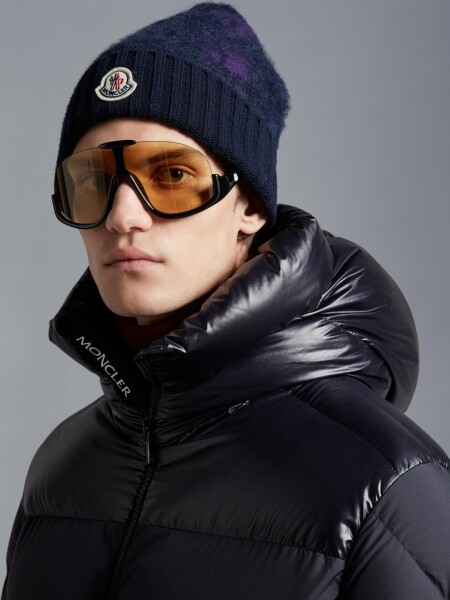 Moncler -Campera impermeable con capucha rellena de plumas, Damavand Azul