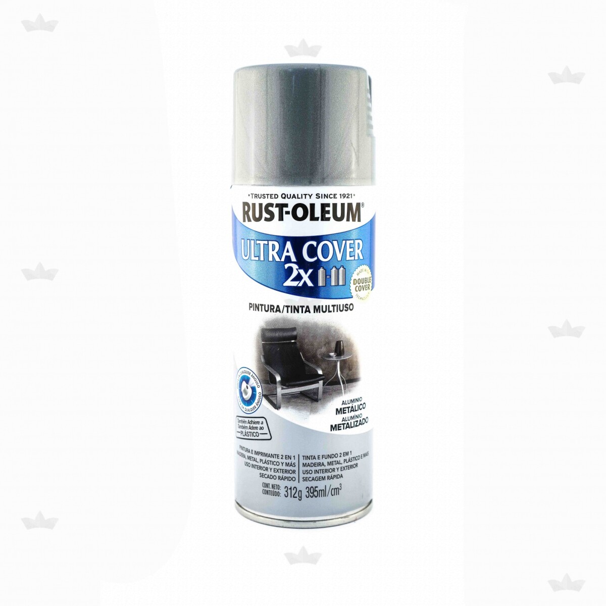 AEROSOL ULTRA COVER 2X ALUMINIO METALICO- 340GR 