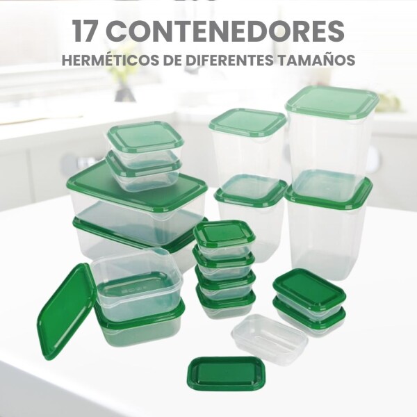 Recipientes Organizadores Set Juego X 17 Unidades Contenedores Tarros Hermeticos Frascos Cocina Imback Recipientes Organizadores Set Juego X 17 Unidades Contenedores Tarros Hermeticos Frascos Cocina Imback