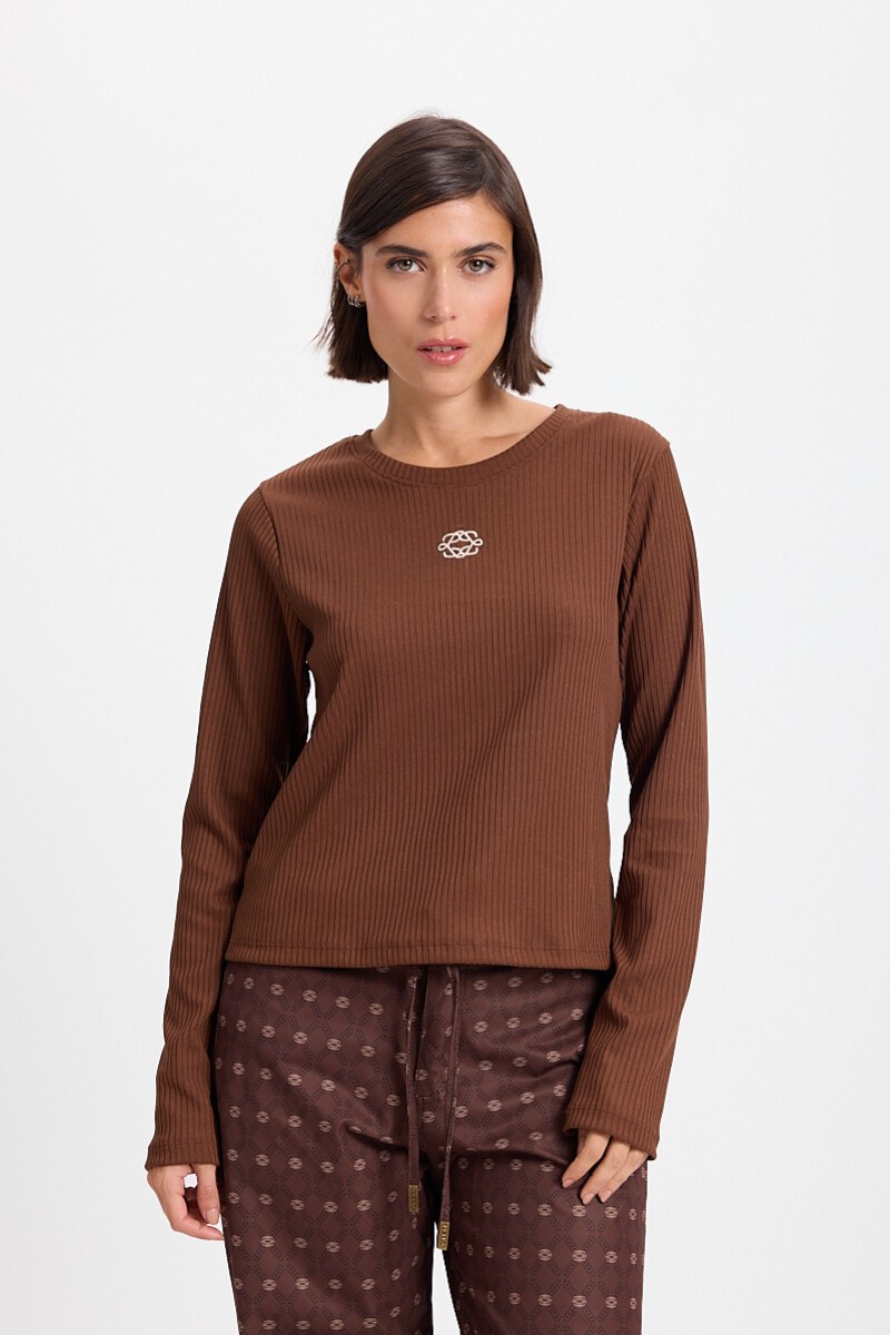 Remera Piel Chocolate