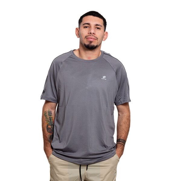 Lotto Remera Manga Corta de Hombre JOL - Gris Gris