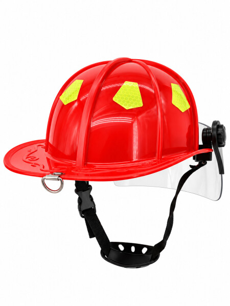 CASCO PARA BOMBERO ROJO