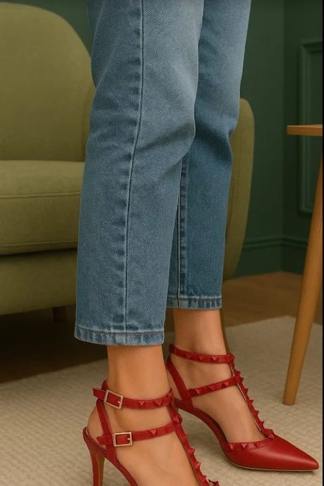 Stiletto Vernice Scarlet (Comb.12) Bordeaux