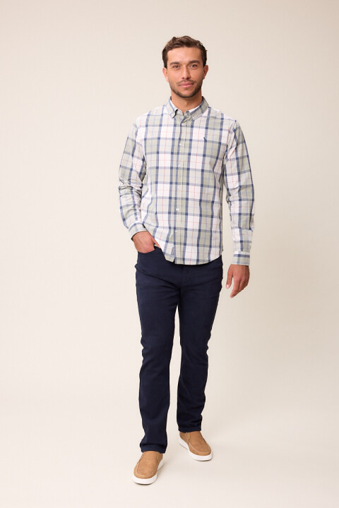 CAMISA LURON POLANCO Azul Cuadros