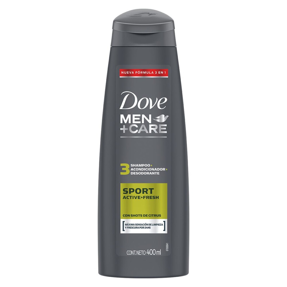 DOVE MEN SHAMPOO SPORT 3EN1SHAM/ACON/DEO única