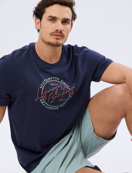 SHORT DE BAÑO LISO Denim