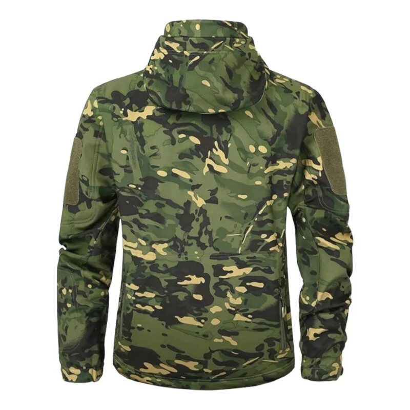 Campera Táctica en Neopreno Multicam