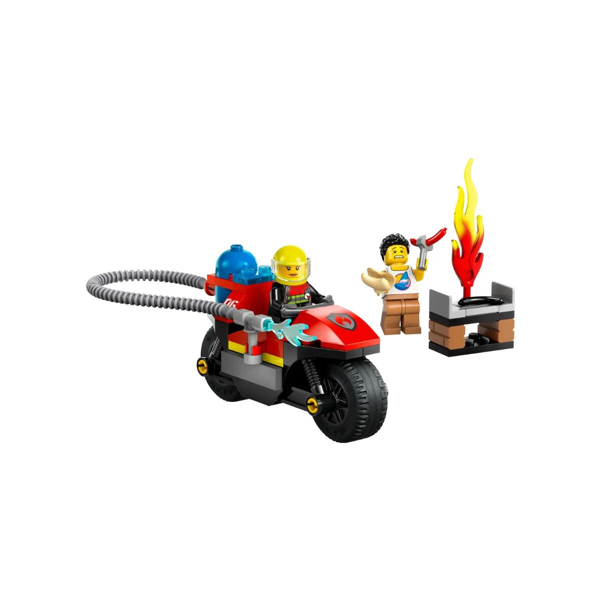 Lego City Moto de bomberos 