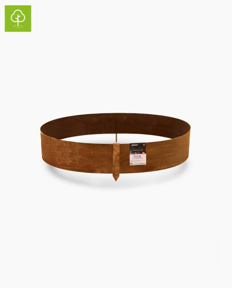 Fleje separador para árbol 15cm x D: 75cm - Acero Corten 2mm