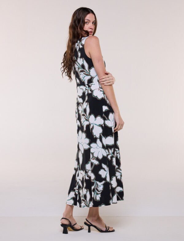 Vestido Floral NEGRO/MULTI