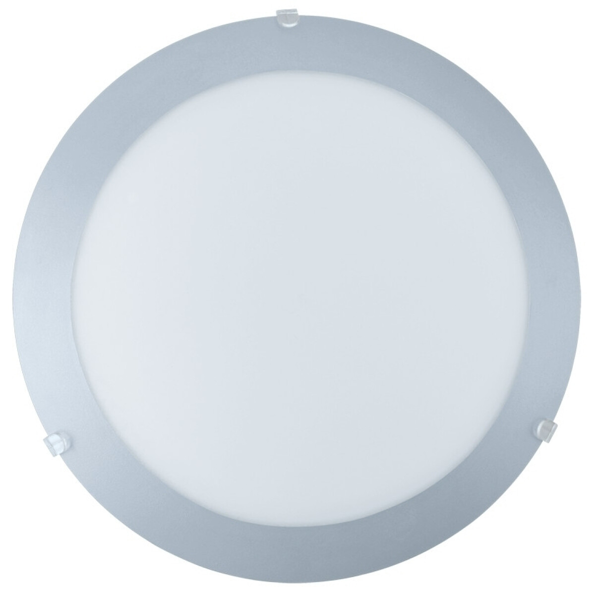 Plafón redondo gris/vidrio opal E27 Ø25 E27 MARS1 - EG0761 