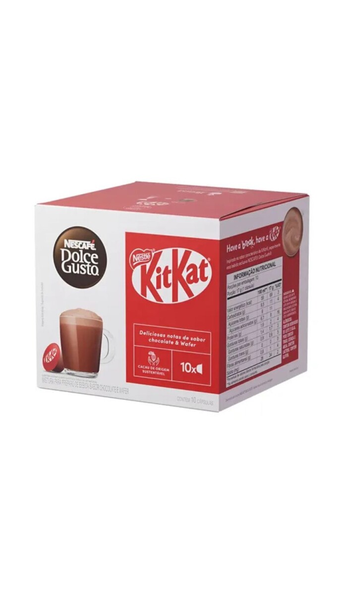 CAPSULAS DOLCE GUSTO. (08) KIT KAT PACK X 10 
