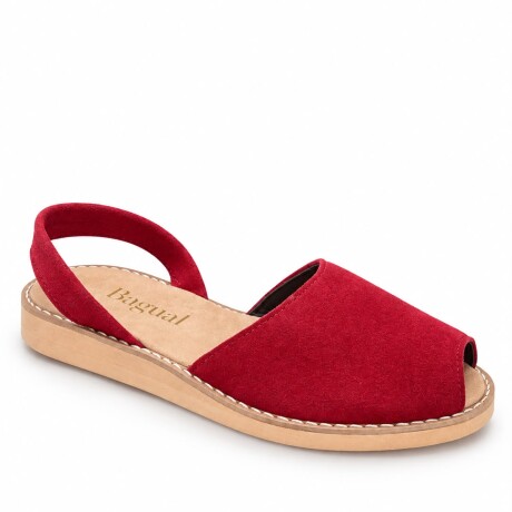 Sandalias roja