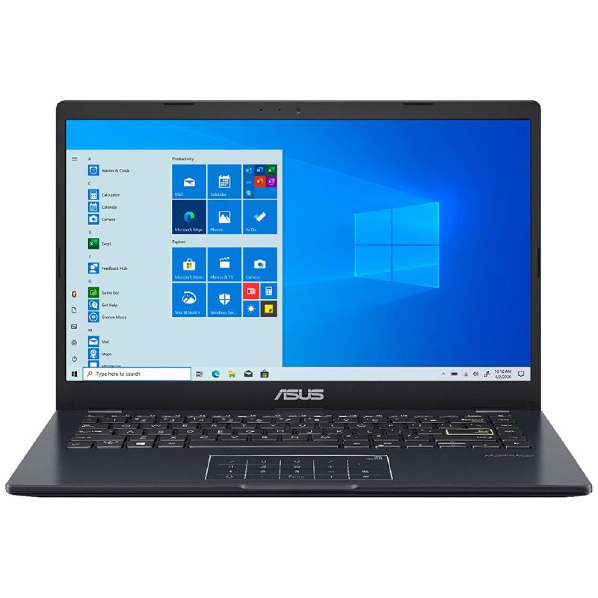 Notebook Asus E410 N4020 4gb 64gb 