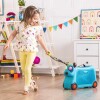 valija 2 en 1 buggy b toys perrito azul