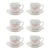 SET TAZA C/PLATITO DIS MOÑO 12PZAS Unica
