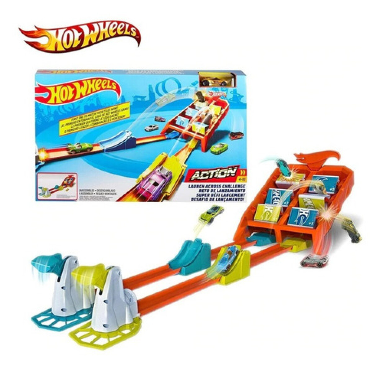 Hot Wheels Reto de Lanzamiento Crash Score Flip Out 