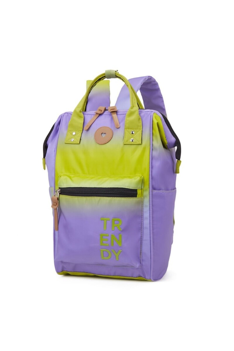 Mochila trendy degrade Verde