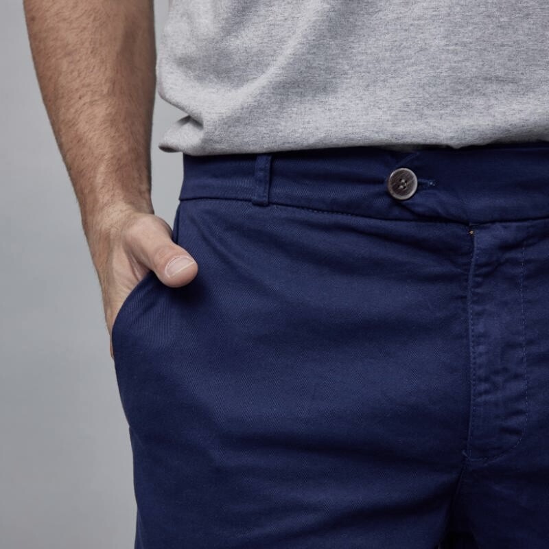 Pantalón de gabardina Azul Marino