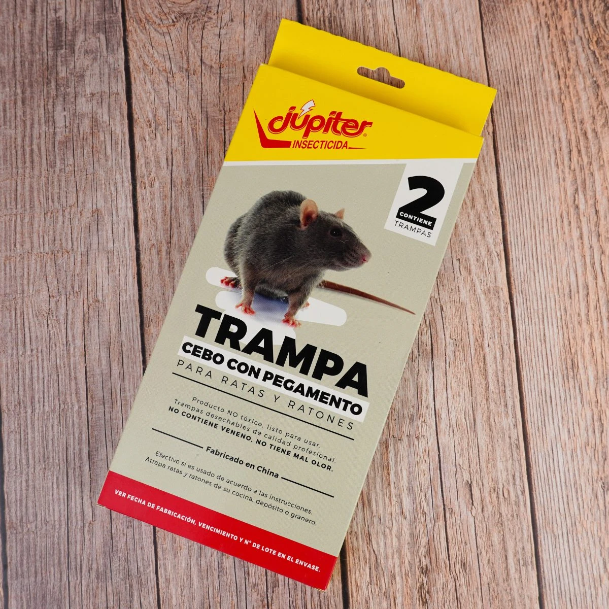 Trampa para ratas y ratones con pegamento Jupiter 