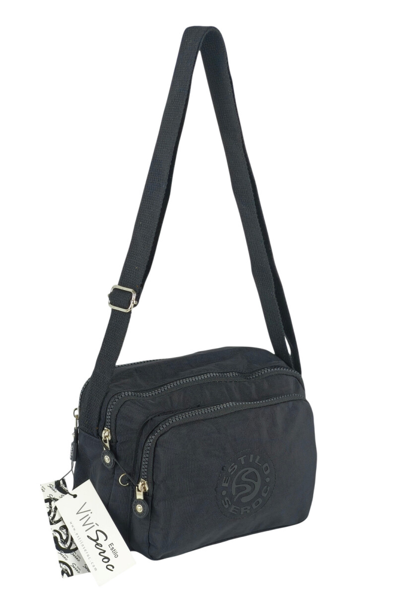 Morral con bolsillos Negro