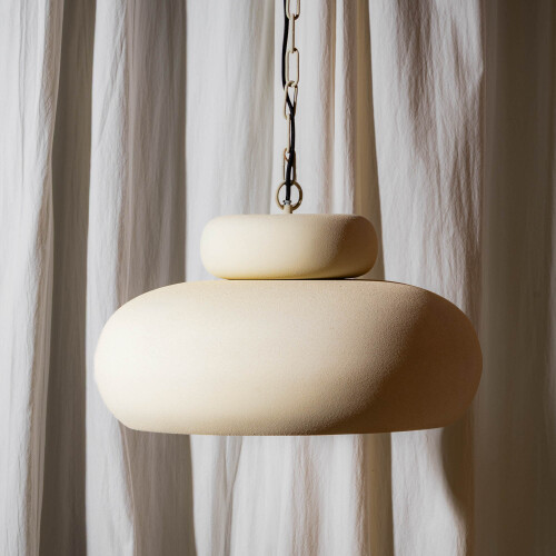 Luminaria colgante, Neiva crema L Luminaria colgante, Neiva crema L