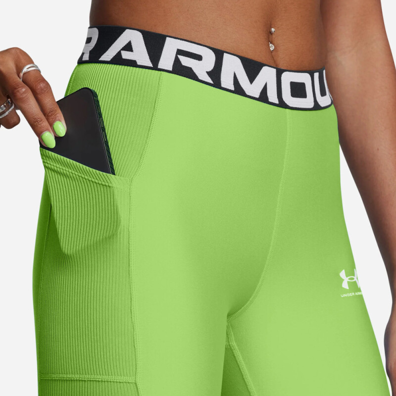 HeatGear Rib Legging-PNK GRN-304