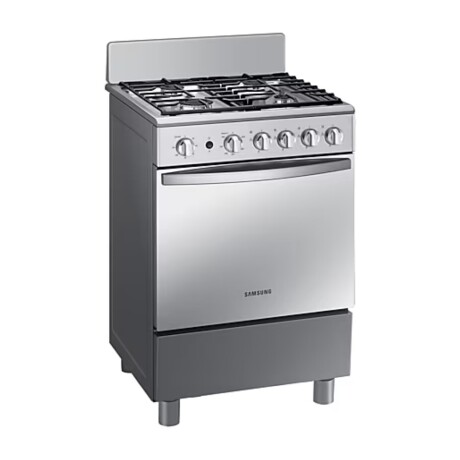 Cocina a Gas Samsung NX4000BM 4 Hornallas con Quemador Rápido Silver