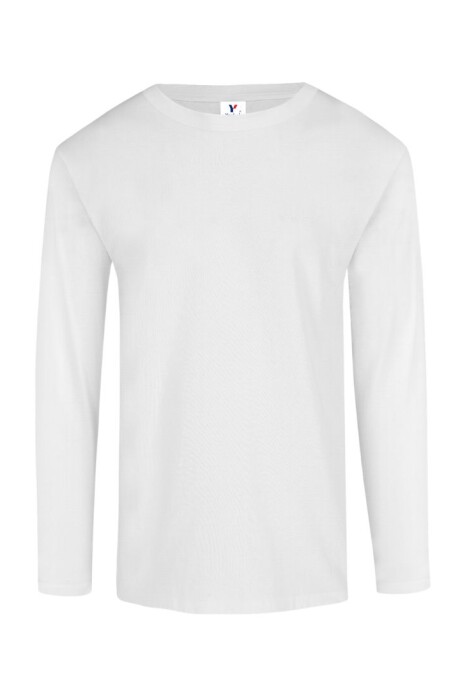 Camiseta a la base dry fit manga larga Blanco