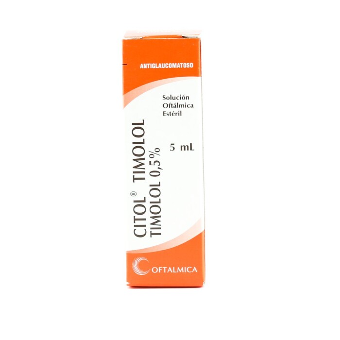 CITOL TIMOLOL 0,50% COL.X 5 ML. CJ única